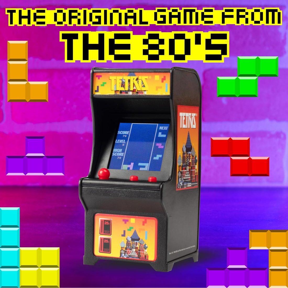 World's Smallest Tiny Arcade Tetris, view 3