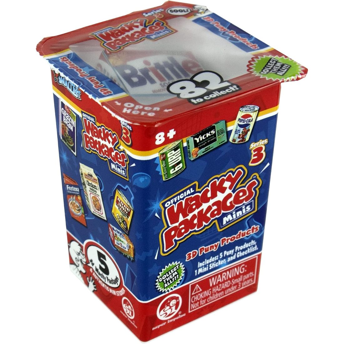 World's Smallest Wacky Packages Minis Series 3 Blind Box (5-Pack)