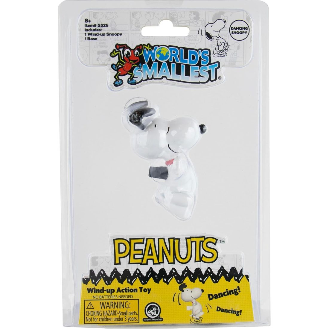 World's Smallest Dancing Snoopy Wind-Up Toy, view 4
