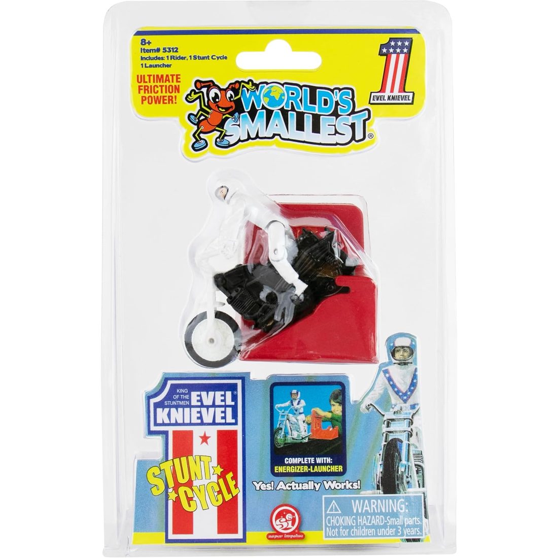 World's Smallest Evel Knievel Stunt Cycle, view 3