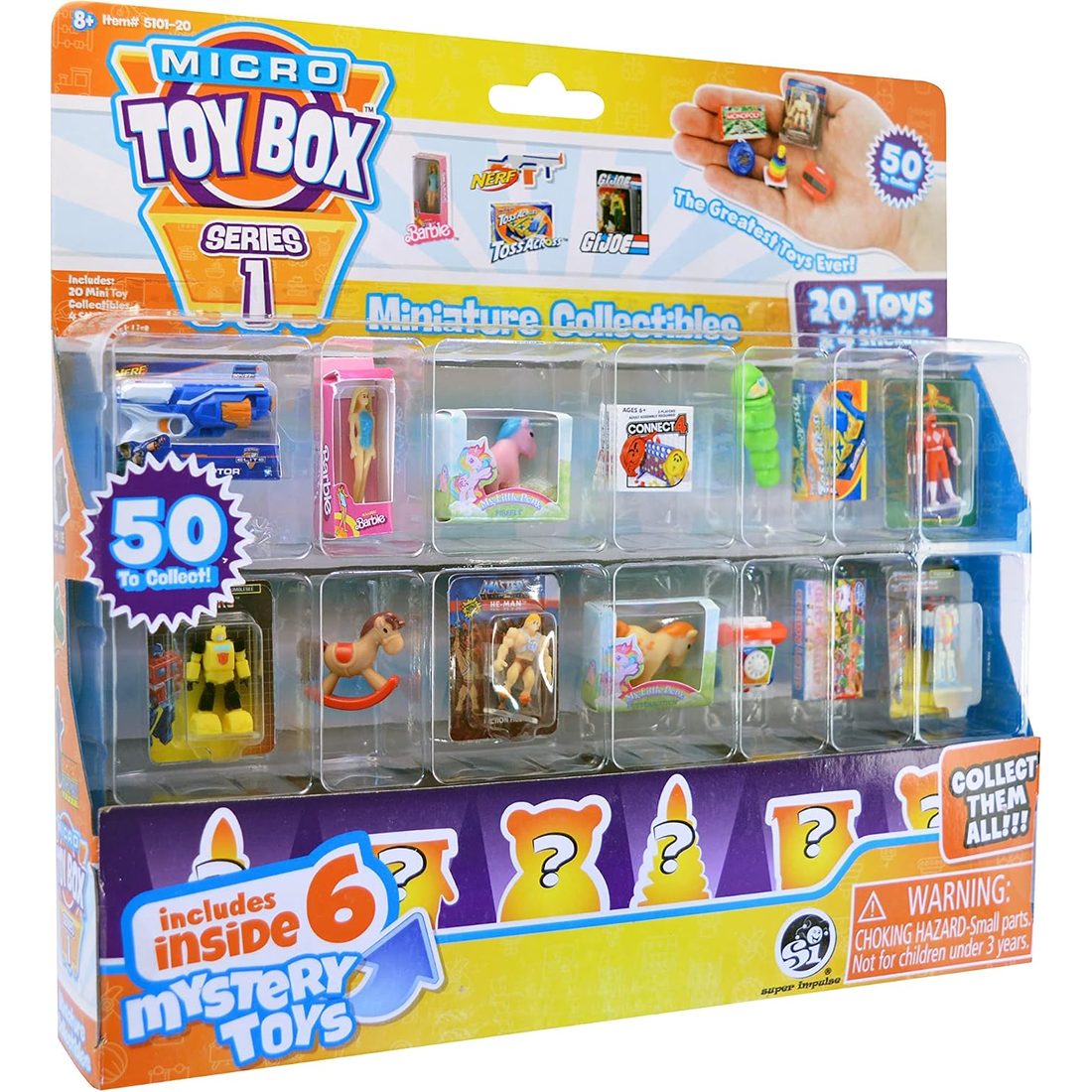 World's Smallest Micro Toy Box Series 1 (20-Piece Set), view 3