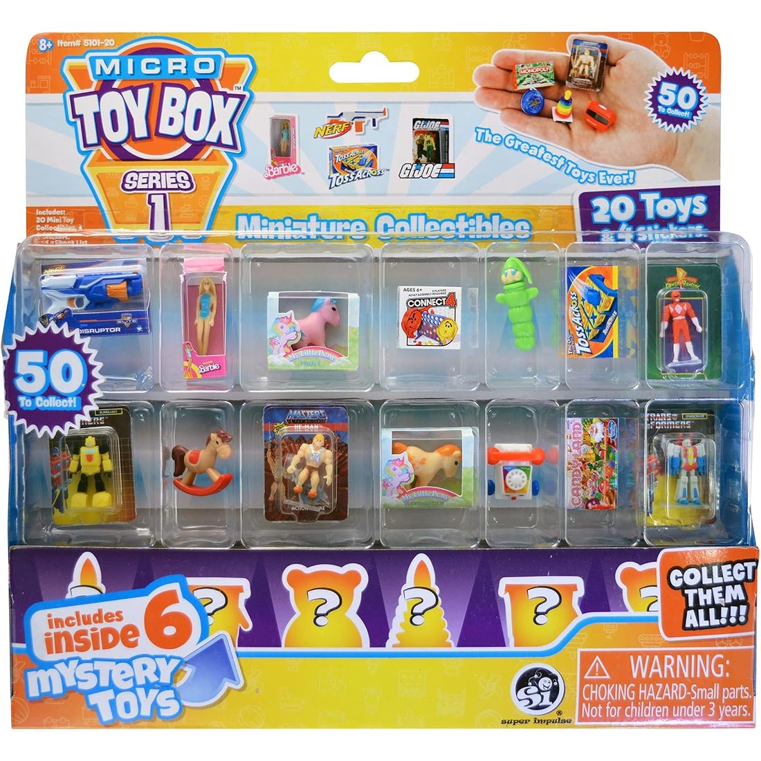 World's Smallest Micro Toy Box Series 1 (20-Piece Set)