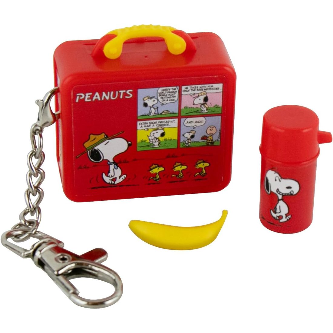 World's Smallest Peanuts Mini Lunchbox Keychain, view 2