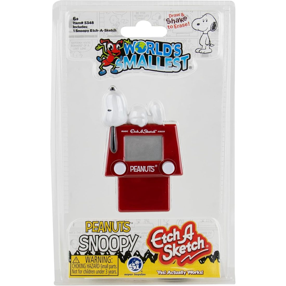 World's Smallest Peanuts Snoopy Etch A Sketch, view 4