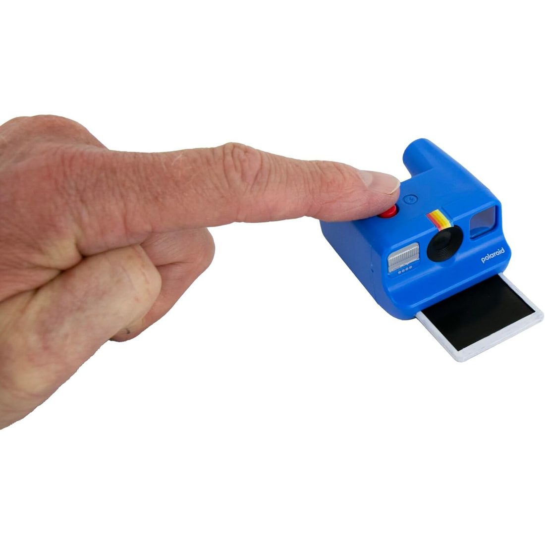 World's Smallest Polaroid Go Blue Mini Camera Keychain, view 3