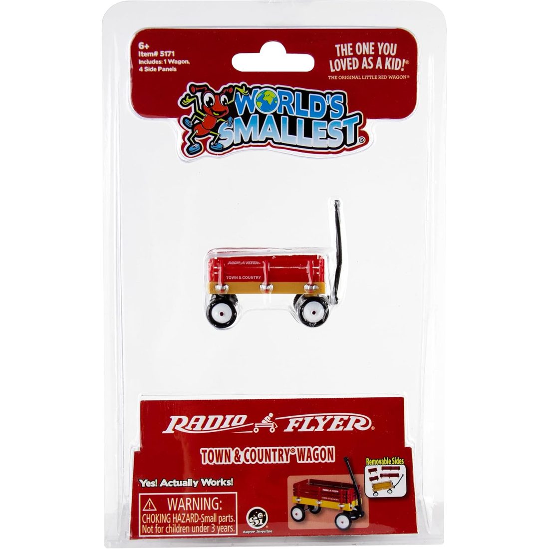World's Smallest Radio Flyer Town & Country Wagon, view 4