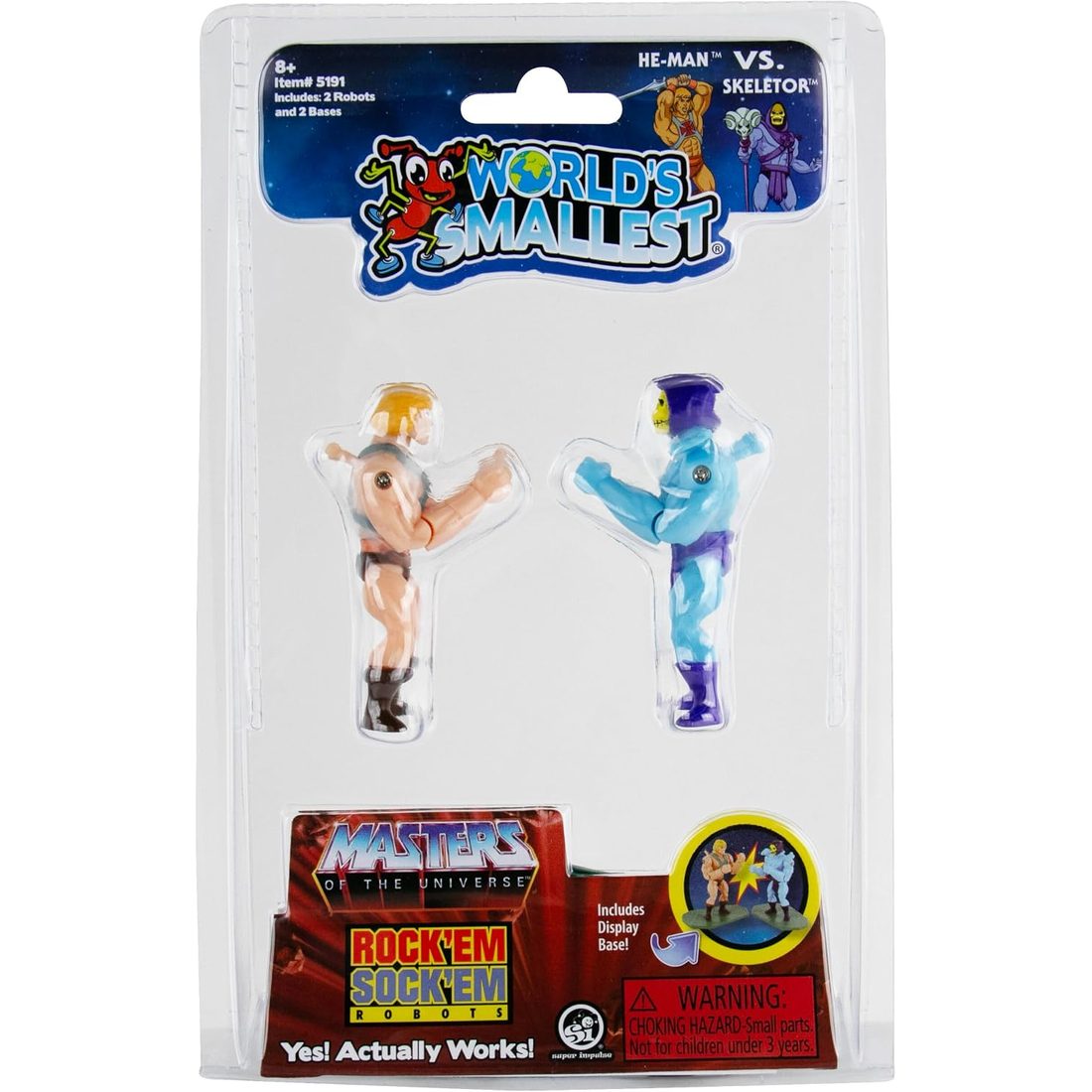 World's Smallest Rock 'Em Sock 'Em Robots: He-Man vs. Skeletor, view 3
