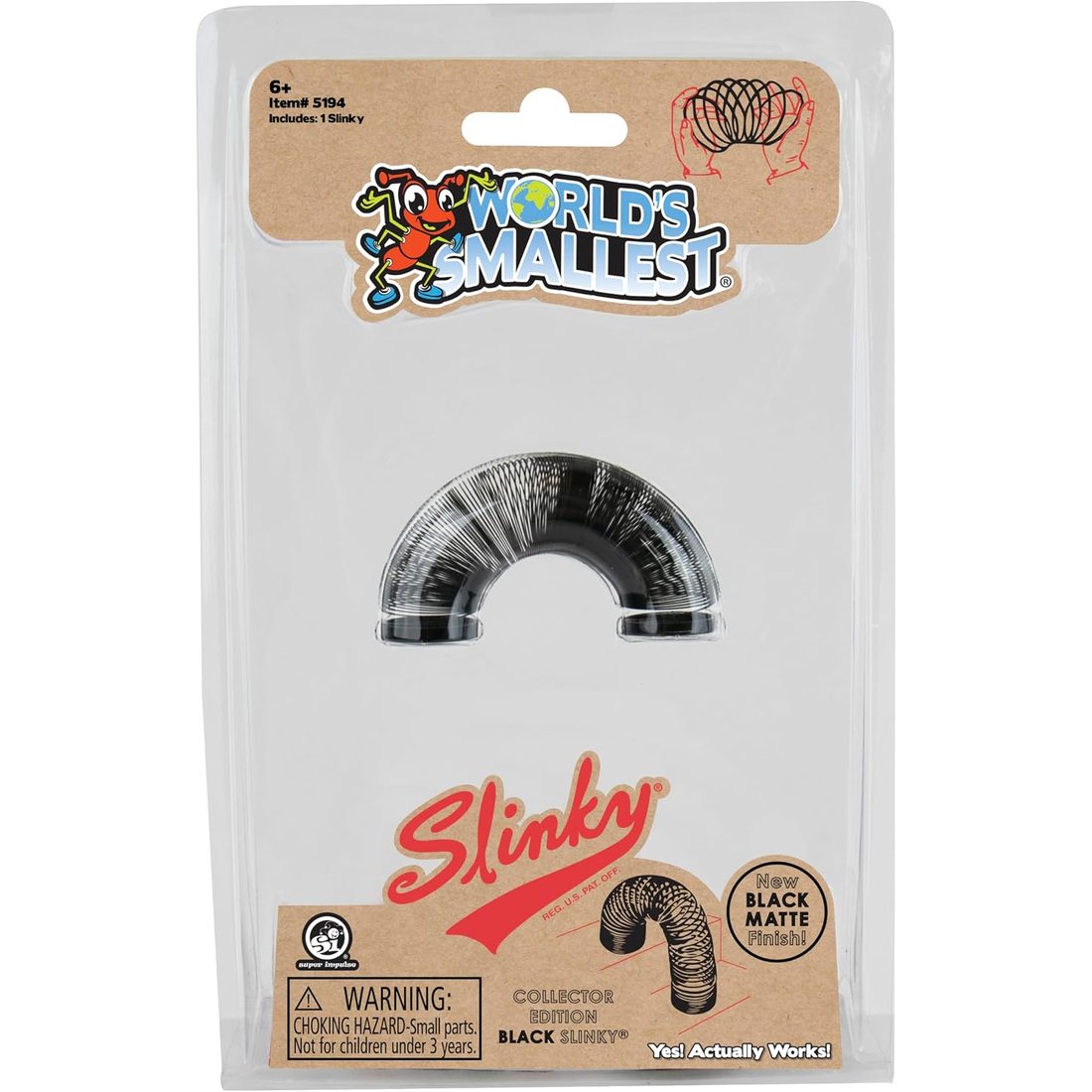 World's Smallest Slinky Collector Edition Black, view 3